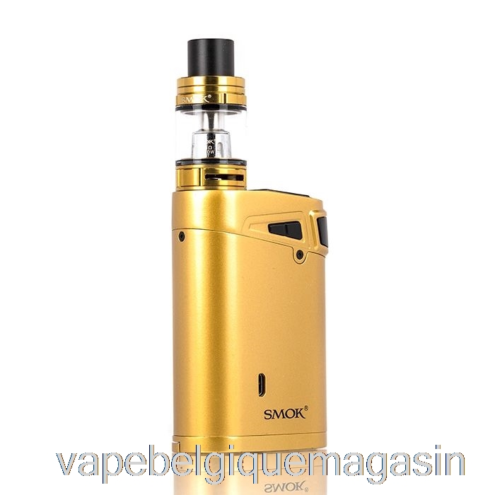 Vape Jetable Smok Marshal G320 Tc Starter Kit Corps Doré / Bouton De Tir Noir